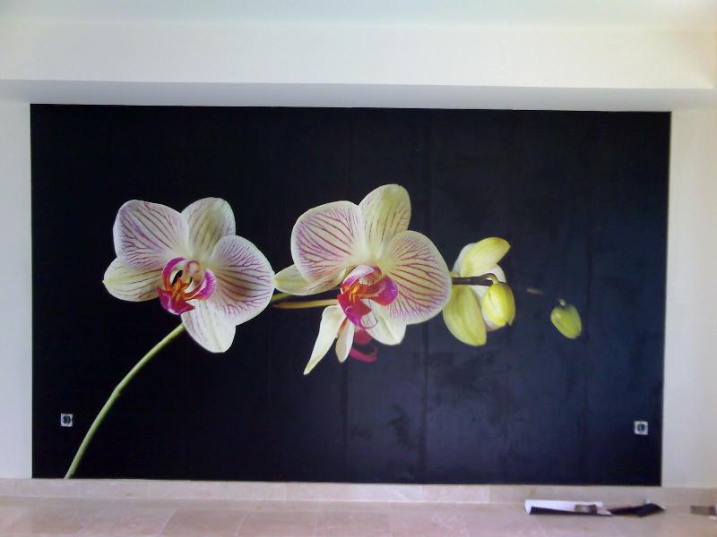 Mural Orquidea